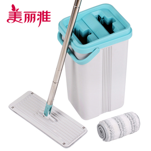 【美丽雅】免手洗拖把家用干湿两用拖