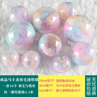 10 макаронс с перьями (перья уже установлены)