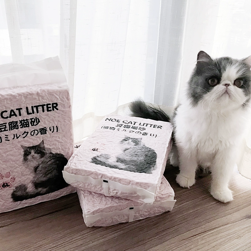 Túi mèo mèo đào mèo 6L khử mùi khử mùi đậu phụ mèo xả rác dùng cho cá nhân - Cat / Dog Beauty & Cleaning Supplies