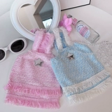 Bag Cat, платье на подтяжках Little Fragrance Barbie Pet, мальтийская весенняя одежда, жилет из йоркширского бишона