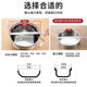 304 stainless steel steamer rack steamer small food supplement milk pot dormitory pot cage drawer small steamer house steaming wok steaming grid