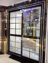 (Yinshang home) high-end hollow sliding door hollow sliding door free door door measurement installation