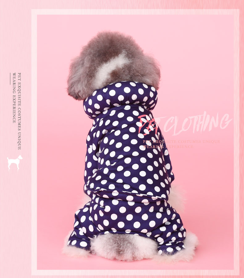 Chó quần áo bốn chân hơn gấu Teddy Quần áo thú cưng Quần áo cho chó Chihuahua Bomei Yorkshire chó con cún quần áo mùa thu và mùa đông - Quần áo & phụ kiện thú cưng áo chó