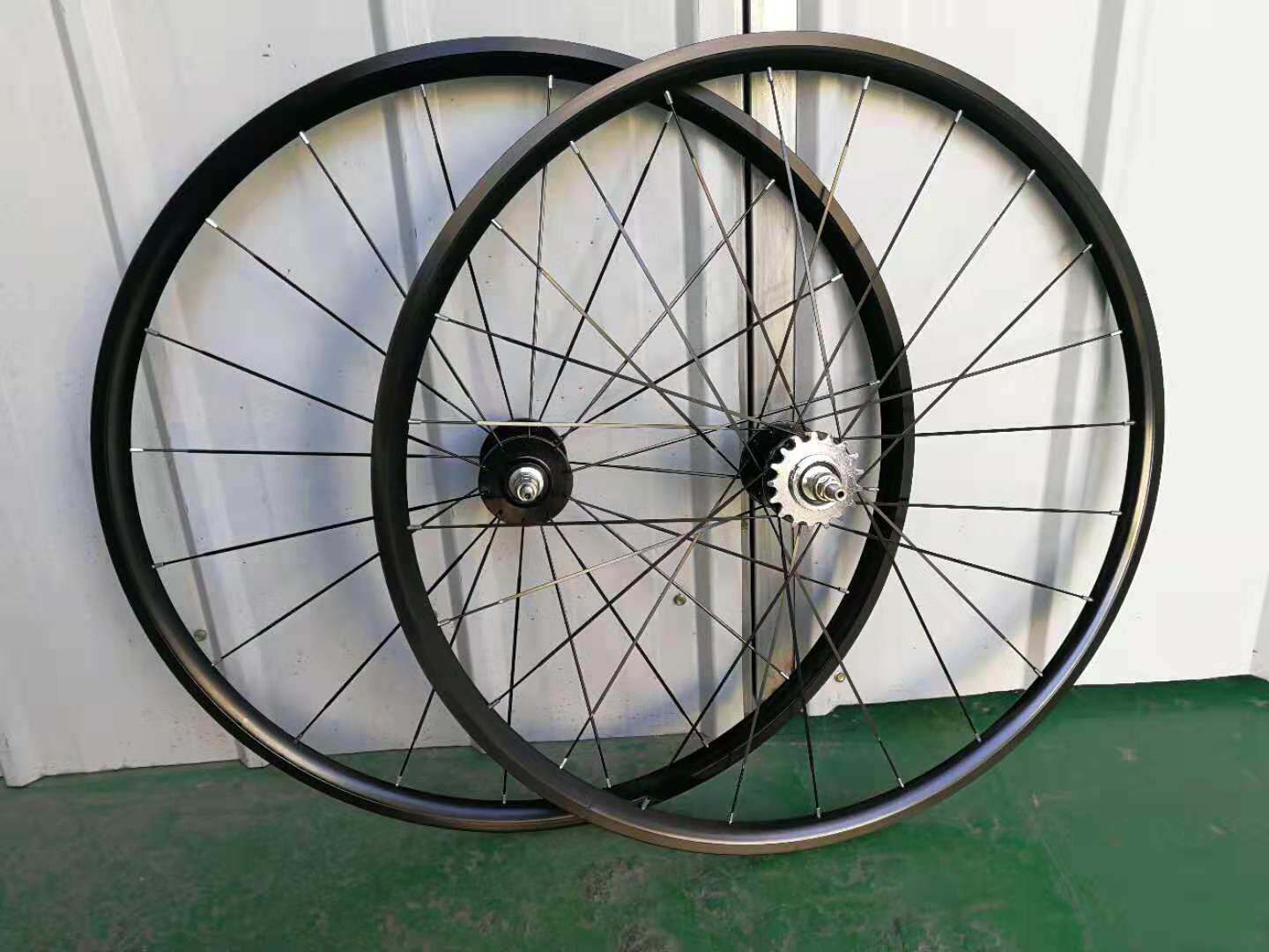 XJ Flower Drum Double Dead Fly Hollow Shaft Front 20 Rear 24 Holes Flower Drum Flat Bar Wheel Set Racing Speed Double Dead Flywheel Group-Taobao