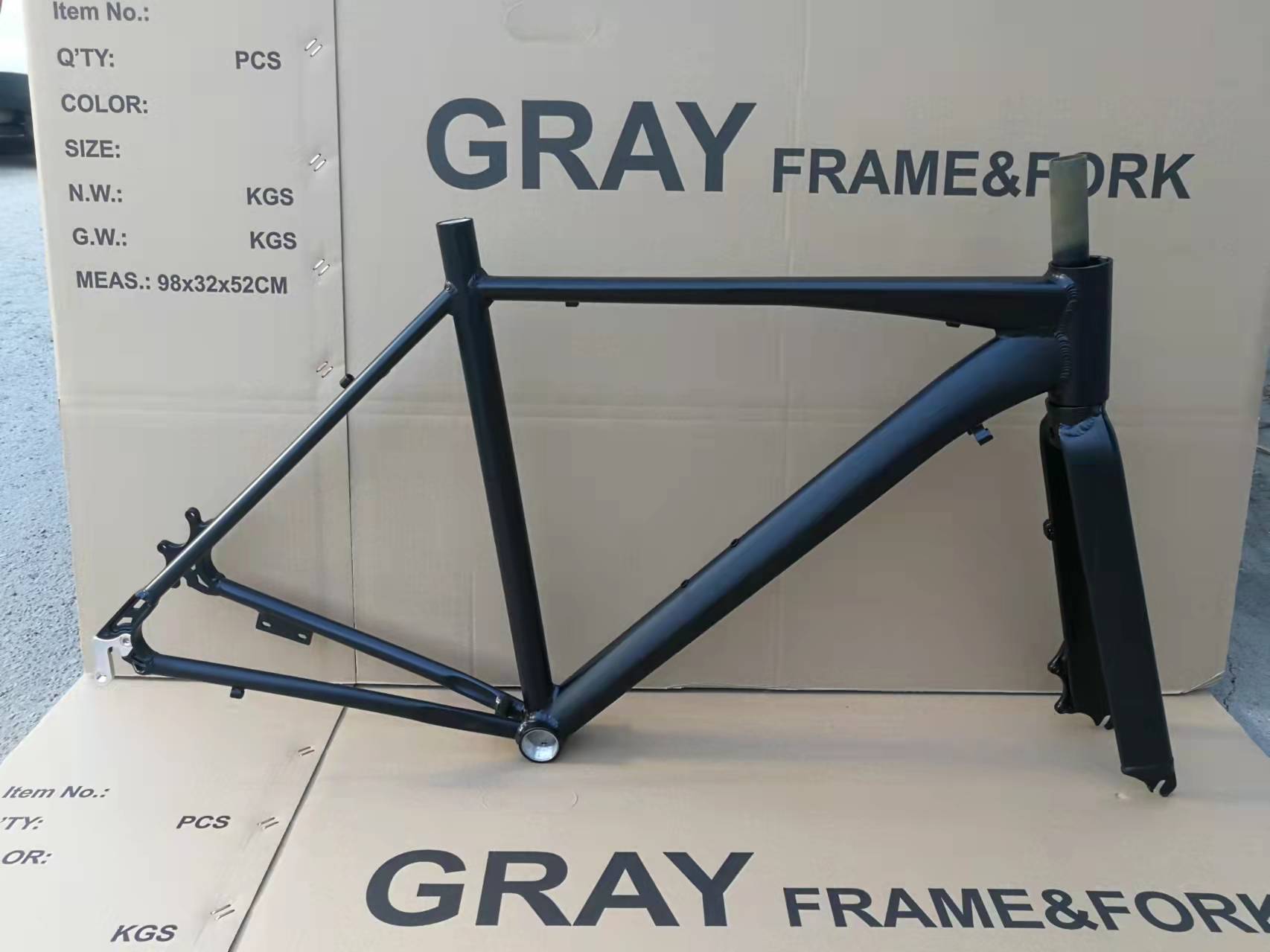 GRAY road 700C frame front fork male and female students