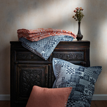 Yiluo 2021 cotton cotton red double-layer jacquard four-piece retro sheets bedding bedding bedding