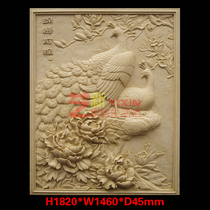 New Yixin splendid future Sandstone relief three-dimensional mural Hotel villa background wall FRP sculpture customization
