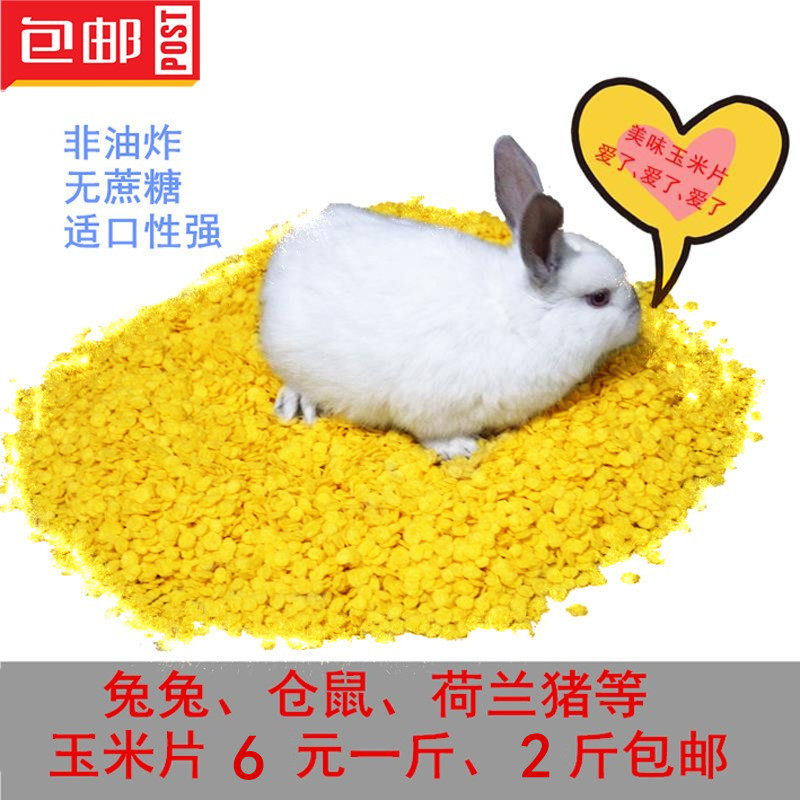 Corn Flakes 1 catty Rabbit Nutrition Small Snacks Hamster Dutch Pig Pet Dragon Cat Companion Grain feed Tooth Biscuit-Taobao