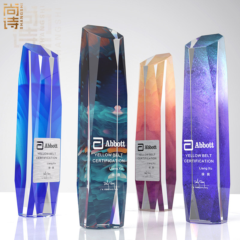 Customized Crystal Trophy Custom Crystal Trophy Custom Making Creative Cartoon Student Champion Medal Making