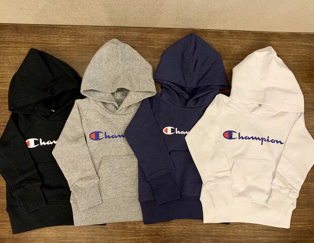 Spot Japan Champion children Classic letters Lianhood clothing pure color trend baby blouses-Taobao