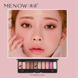 Menow/Meno Girls десять тени для век диск жемчужина Matteen Scholar Scholars Skin Skin Poy Poor Taohua Makeup Earth Color