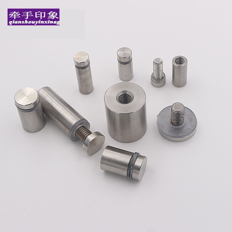 304 stainless steel thickened solid long advertising nail glass acrylic countertop support fixing accessories Decorative Mirror Nails 