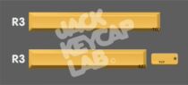  (JACK keyboard keycaps customized)SP SA yellow space (YCF)set of keycaps group purchase chocolate yellow