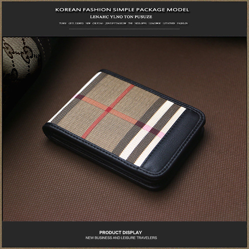 PUSUZE plaid women's driver's license leather case cowhide edging driver's license card holder this driving male document package driver's license holder