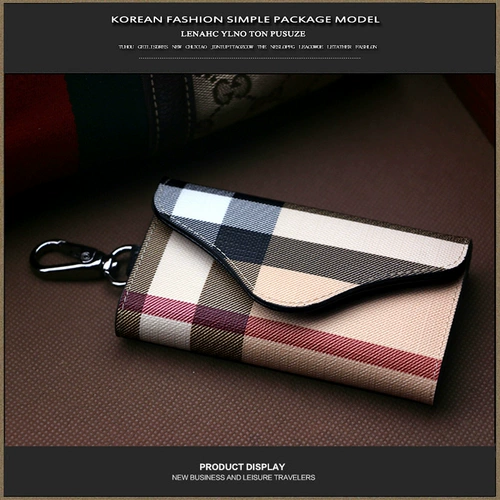 PUSUZE Кожаная универсальная ключница подходит для мужчин и женщин, из натуральной кожи, дистанционное управление