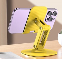 Foldable table rotating mobile phone holder mobile phone support frame lazy tablet ipad surface mobile phone holder metal chasing drama