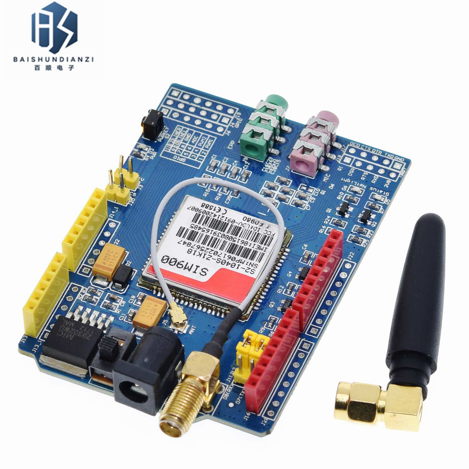 SIM900 module 4-frequency development board GSMGPRS SMS wireless data over TC35i