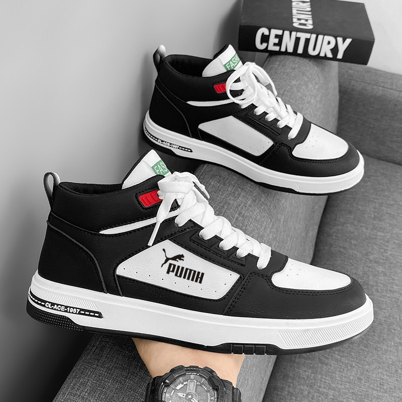 (out of fashion) Fall help Little white men's shoes autumn style 100 lap fashion comfort casual sports men's shoes board shoes-Taobao