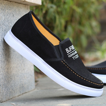 2019 Spring Autumn New Sail Cloth Shoes Old Beijing Cloth Shoes Mens Shoes Casual Korean Version Tide 100 Hitch Flat Men Sloth Shoes