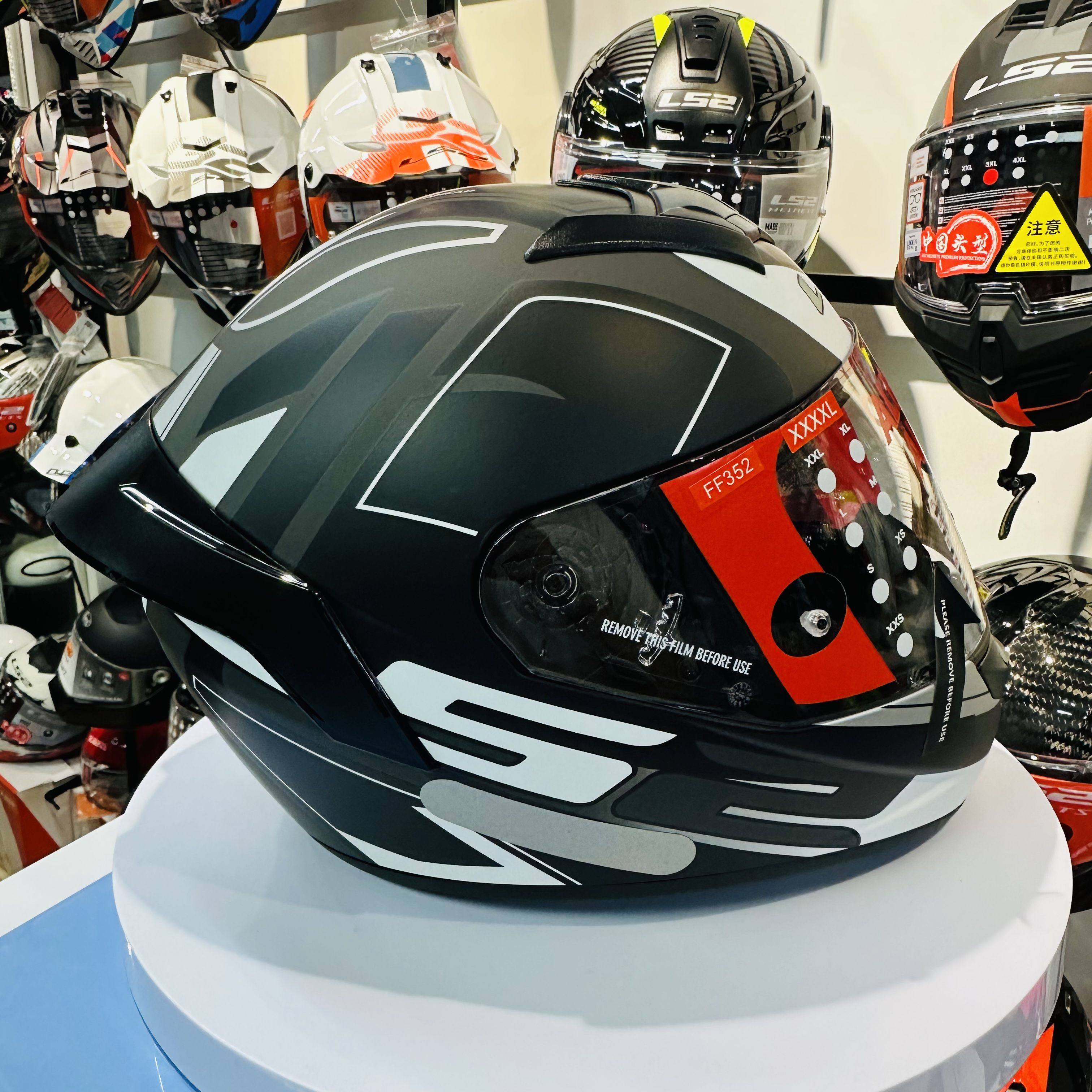 25年最新测评｜LS2 FF352全盔实测！卡丁车/电动车通勤都强推的大尾翼头盔-摩托车头盔-淘宝好物网