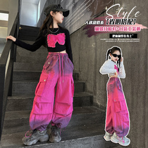 Girls autumn clothing fashionable street overalls childrens street dance costumes fashionable catwalk jazz dance costumes