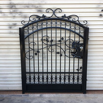 European-style iron gate courtyard door garden door villa door rural single open double door anti-theft iron door