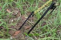 Outdoor mountaineering camping beach nails snow steel nails nails lengthened and thickened steel canopy tents 40cm