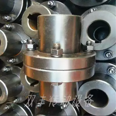 YLD outer diameter 120mm concave-convex flange coupling steel coupling screw hard hyperlink disc flange coupling