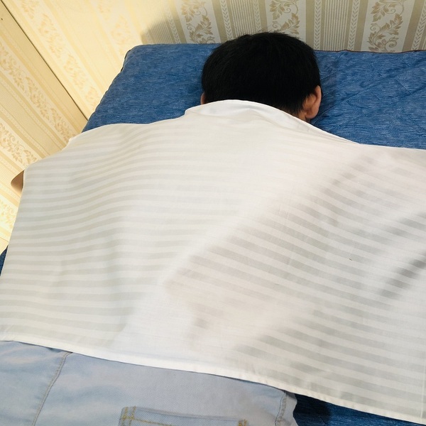 Massage Towel Massage Cloth Pure Cotton Massage Cloth Massage Towel Cotton Hand Cloth Pillow Treatment Towel Beauty Salon Bed Sheet Massage Hall