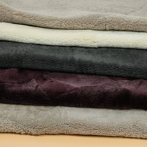 Real wool sheepskin material fabric real wool real fur one feature almost no floating wool size 55 * 110cm