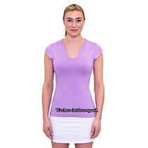 Bidi Badu 2024 new womens short-sleeved tennis tops purple and blue