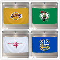 NBA basketball team logo Rocket warriors Lakers logo background wall cloth Male student dormitory room decoration cloth