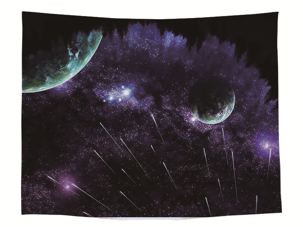 Đầy sao vũ trụ galaxy treo cứng trong nền vải trai nghiên cứu phòng ngủ phòng khách trang trí tường bao gồm tấm thảm lớn tranh thảm treo tường