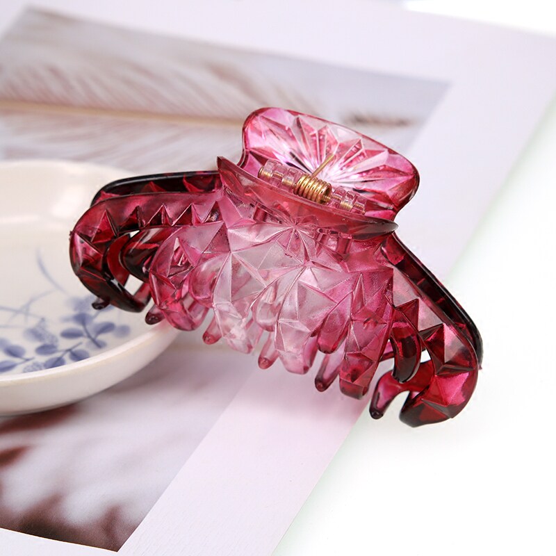 Double-toothed clip Korean fashion grab adult lady clip large bath clip plate head clip a hundred grabs