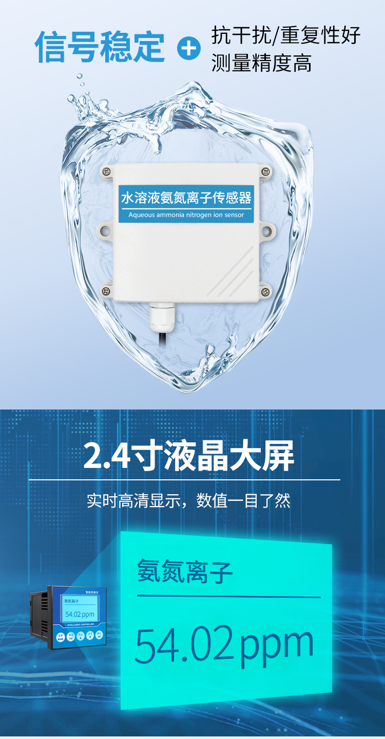 水质氨氮离子传感器