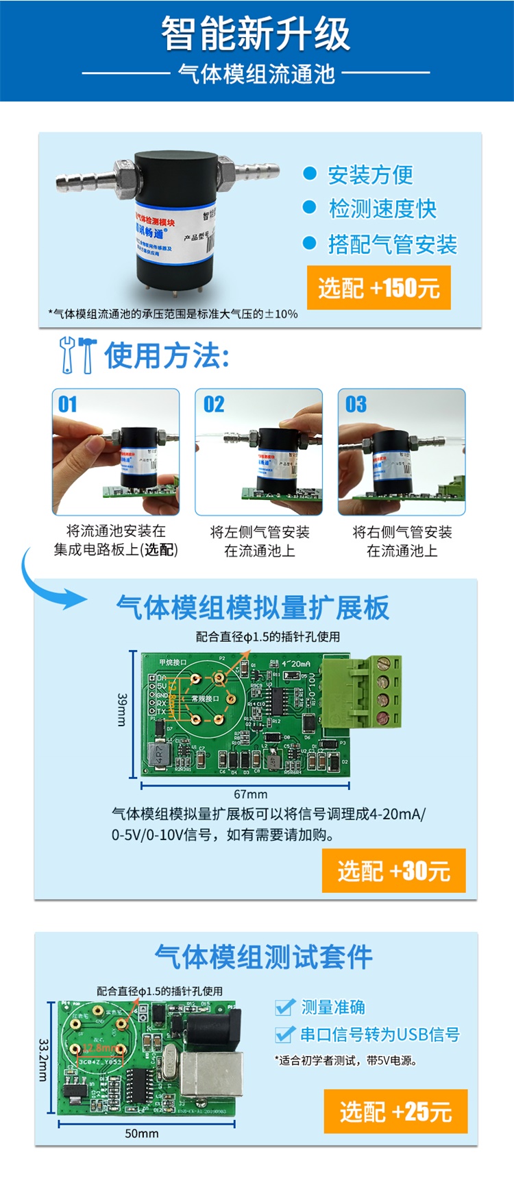 电化学甲烷传感器