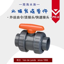 Van de Lande PVC-U Double-by-order Ball Valve Double-live valve Netherlands (Jane Thalassa)