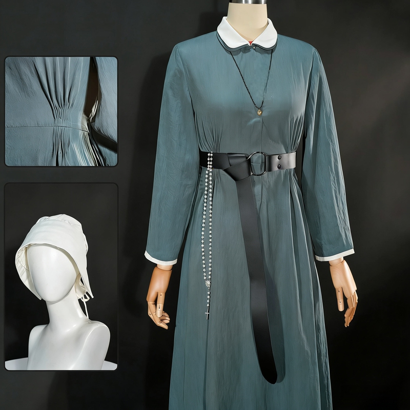 Grainy Modesta Nun Costume Modesta Joyful Art Cosplay Costume Plus Size Nun Costume Grainy Modesta Nun Costume Modesta Joyful Art Cosplay Costume Plus Size Nun Costume