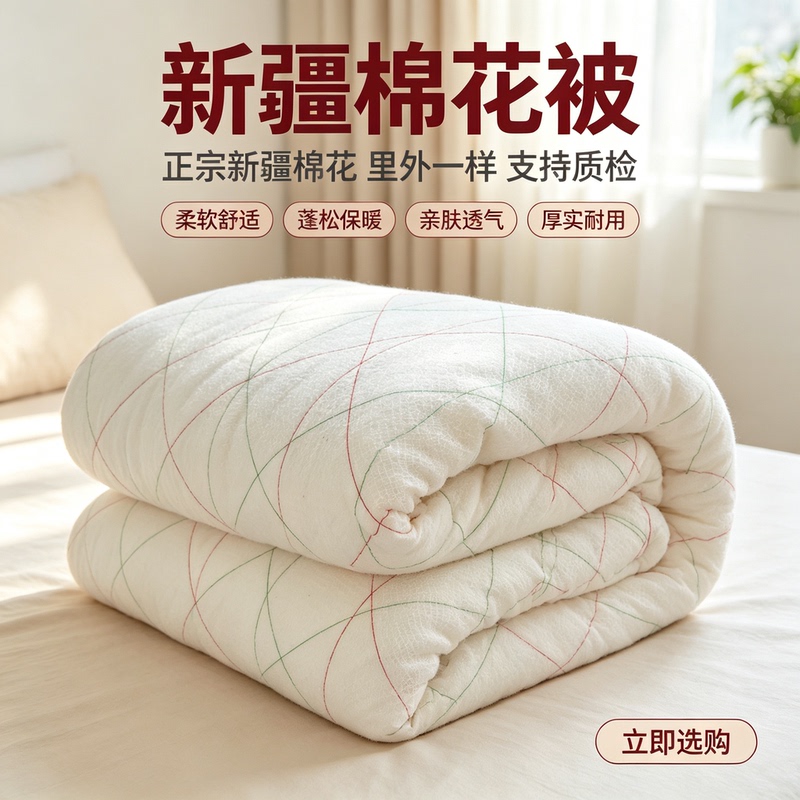 Xinjiang Cotton Quilt Core, Winter Warm and Thickened, Kindergarten Children's Cotton Quilt, Pure Cotton Infant Quilt Core Bedding Xinjiang Cotton Quilt Core, Winter Warm and Thickened, Kindergarten Children's Cotton Quilt, Pure Cotton Infant Quilt Core Bedding