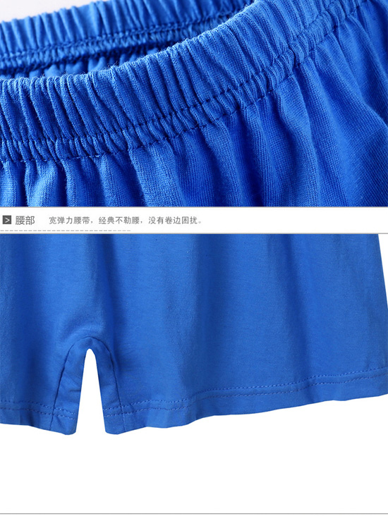 Đặc biệt hàng ngày Quần short boxer trung niên cotton ở eo lỏng mẫu quần short cotton boxer nam cho người già mặc - Nam giới quan sip nam