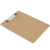 Del A4 writing board clip office supplies A5 folder butterfly clip cardboard writing board plastic flat head clip board