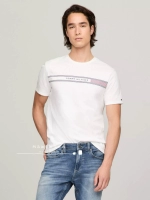 Tommy hilfiger, летняя футболка с коротким рукавом для отдыха