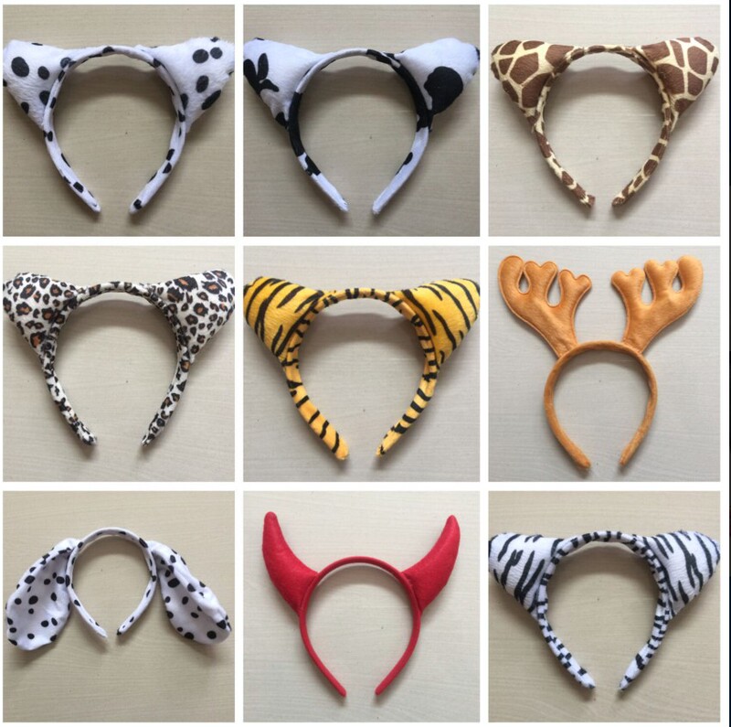 Twelve Zodiac Animal Headbands, Ear Hairpins, Headbands, Performance Props, Zebra Animal Ear Headbands Twelve Zodiac Animal Headbands, Ear Hairpins, Headbands, Performance Props, Zebra Animal Ear Headbands