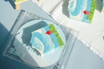 Fairytale Cottage by the Sea Original illustrations Air-cooled Handmade Soap Landscape Soap accompanied by hand soap Bath Soap