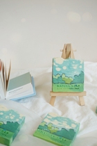 Summer Summer Creative illustrator air-cooled handmade soap Scenery Soap Art Accompanied with Soap Bath Soap