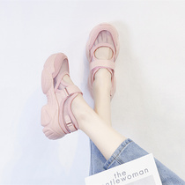 (Luxury small fan)summer new mesh breathable hollow sports shoes 2021ins super fire net red dad shoes women