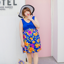Big Code Swimsuit Woman Fat Mm Loose Conservative Shade Plus Fat Increase Bubble Spa Mom Swimsuit Woman Conservative Middle Age