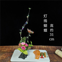 Western food plate decoration dishes hotel kitchen cold dish decoration flower Sabby plate artistic conception dish creative small ornaments