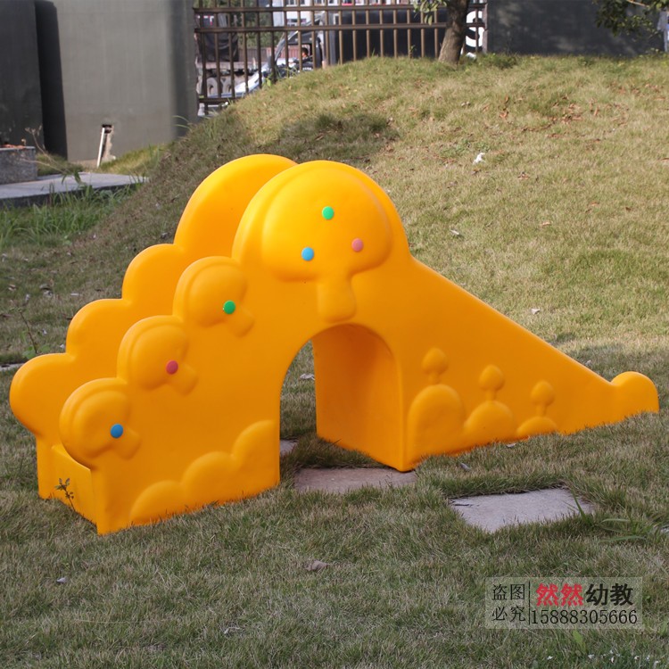 Children drill holes slide ladders long neck deer drill holes Elephant slides Mushroom Plastic Drill Holes Slide Terraces Home Indoor Slide Slides