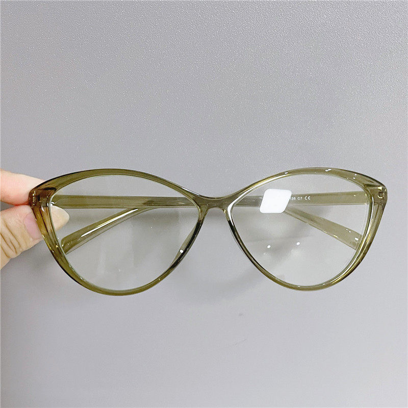 Butterfly-shaped cat-eye ultra-light large-frame glasses frame trendy women with degrees of myopia eye frame big face round face male widening